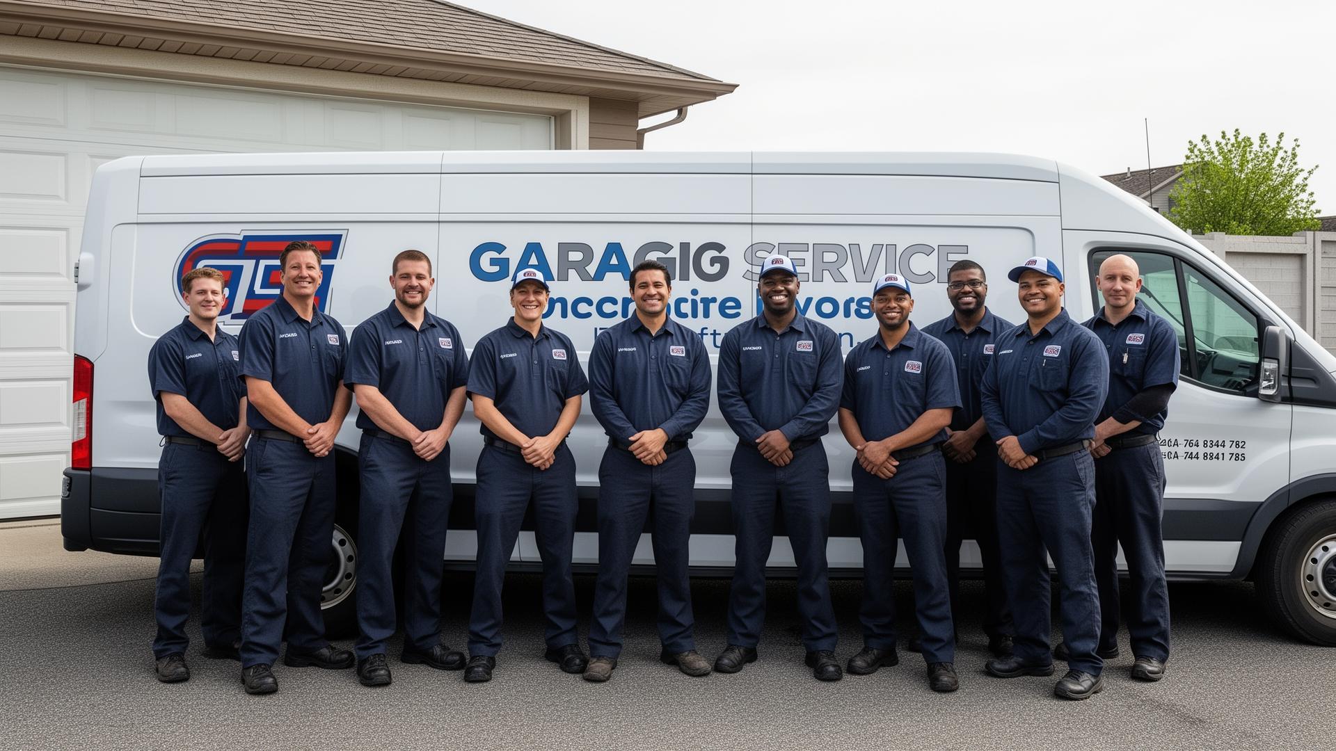 Professional garage door technicians team at Garage Door Cerritos